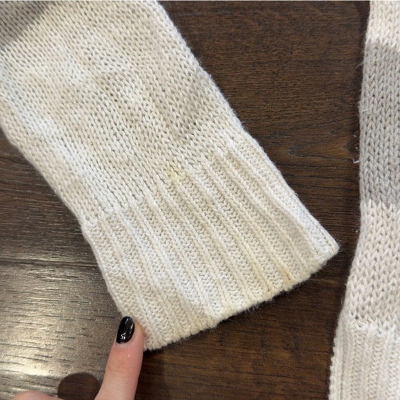 Eileen Fisher Organic Linen/Organic Cotton Striped Long Sleeve Sweater Sz Small - Picture 9 of 11